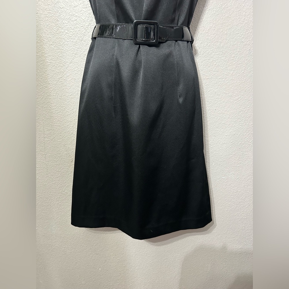 London Times Black Dress Size 4 - Picture 15 of 15